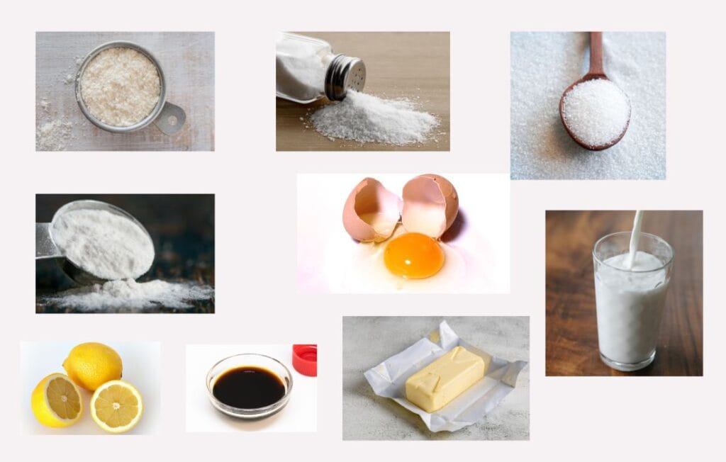 Ingredients of Pancake Mix Recipe Without Baking Powder