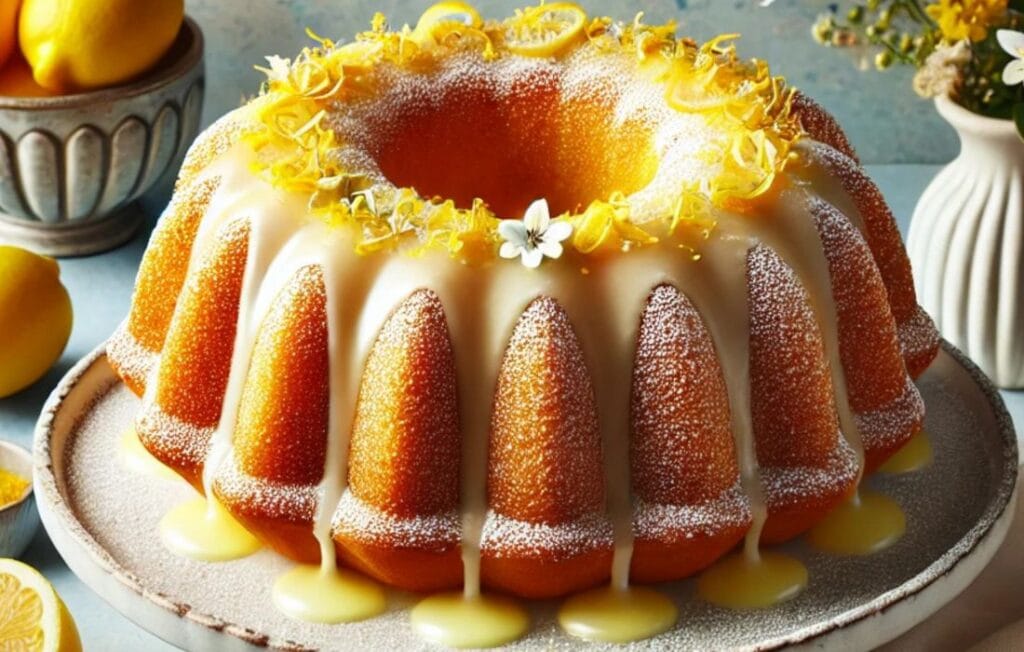 Lemon Cream Cheese Pound Cake
