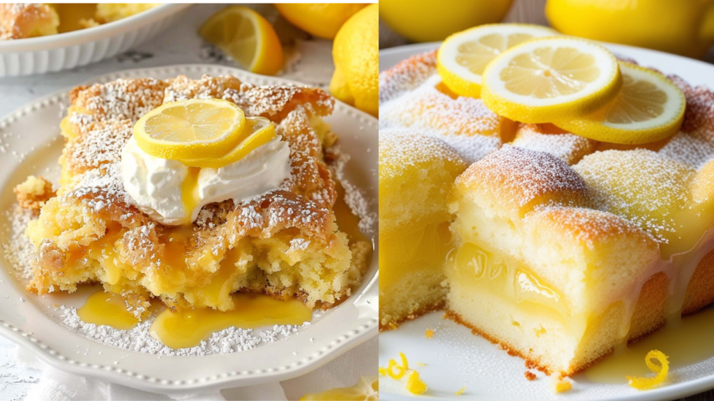 Lemon Dump Cake Recipe