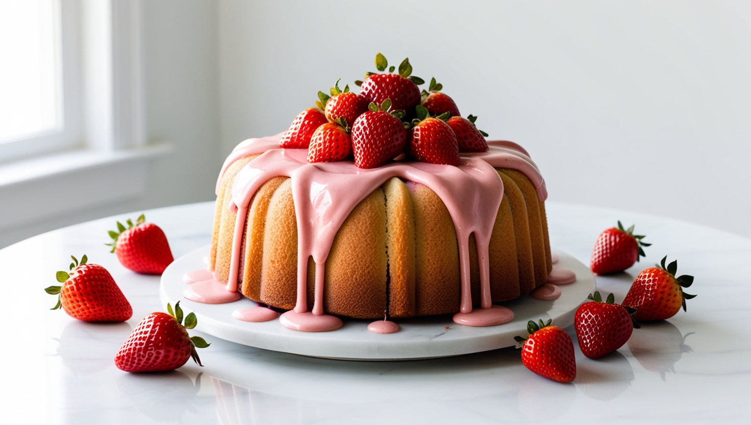 Delicious Strawberry Pound Cake Recipe