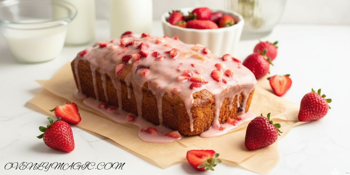 Best Strawberry Bread with Glaze (Super Moist & Easy)