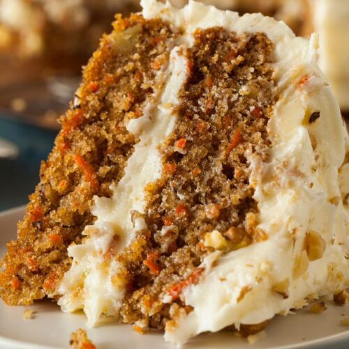 Hawaiian Carrot Pineapple Cake with frosting