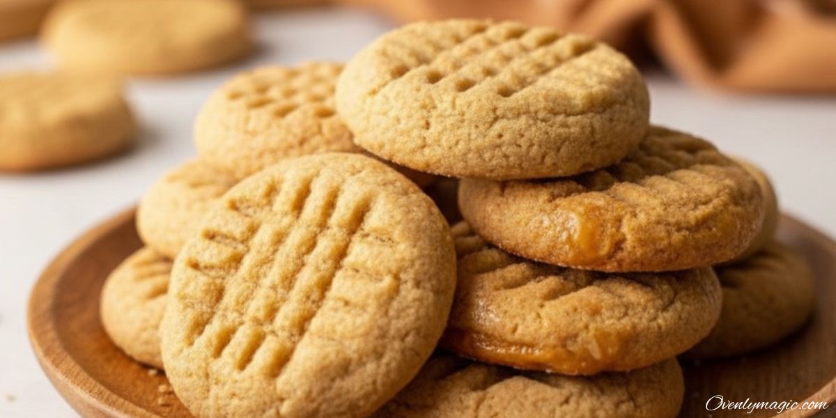 Peanut Butter Cookies No Eggs — Soft, Chewy & Ready in 20 Minutes