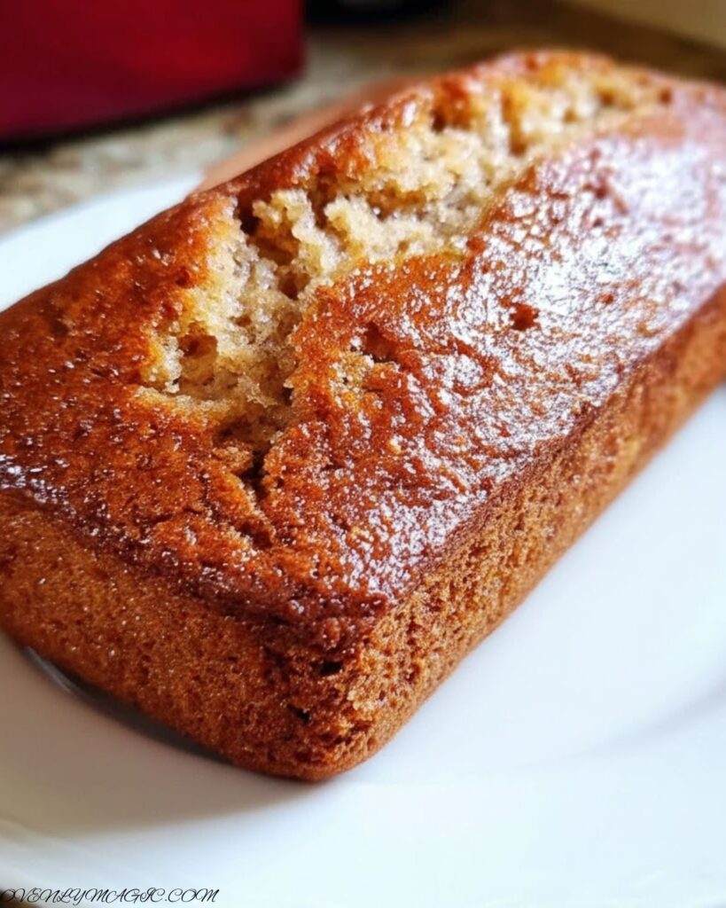 Simple homemade applesauce bread sliced
