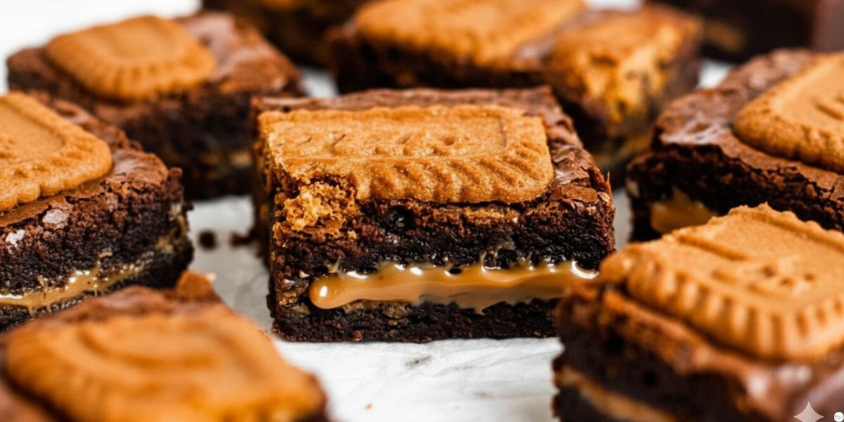 Molten Biscoff Brownies: Gooey, Fudgy & Irresistible