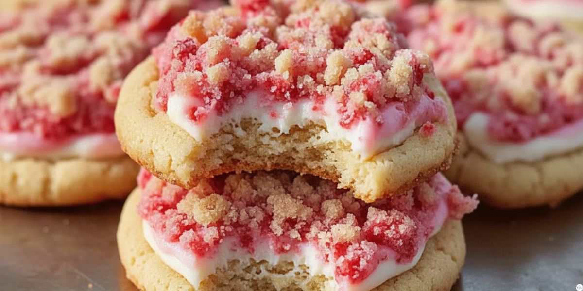 Strawberry Cream Cheese Cookies Recipe