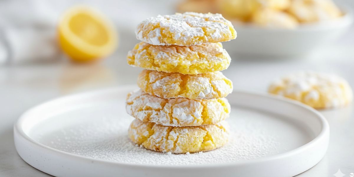Zesty & Irresistible Lemon Crinkle Cookies Recipe