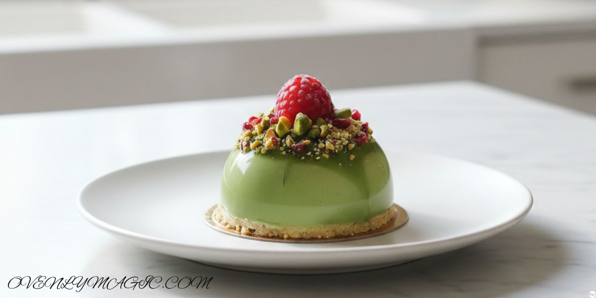 Pistachio Raspberry Cheesecake Domes Recipe (Elegant No-Bake Dessert)