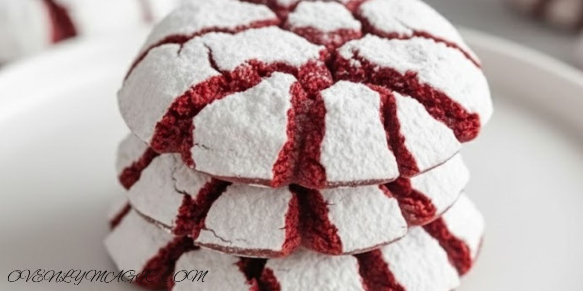 Red Velvet Crinkle Cookies – Soft, Chewy & Homemade Delight
