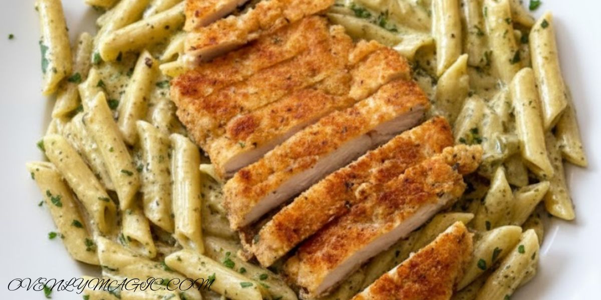 Creamy Chicken Pesto Pasta (One Pot Easy Dinner)