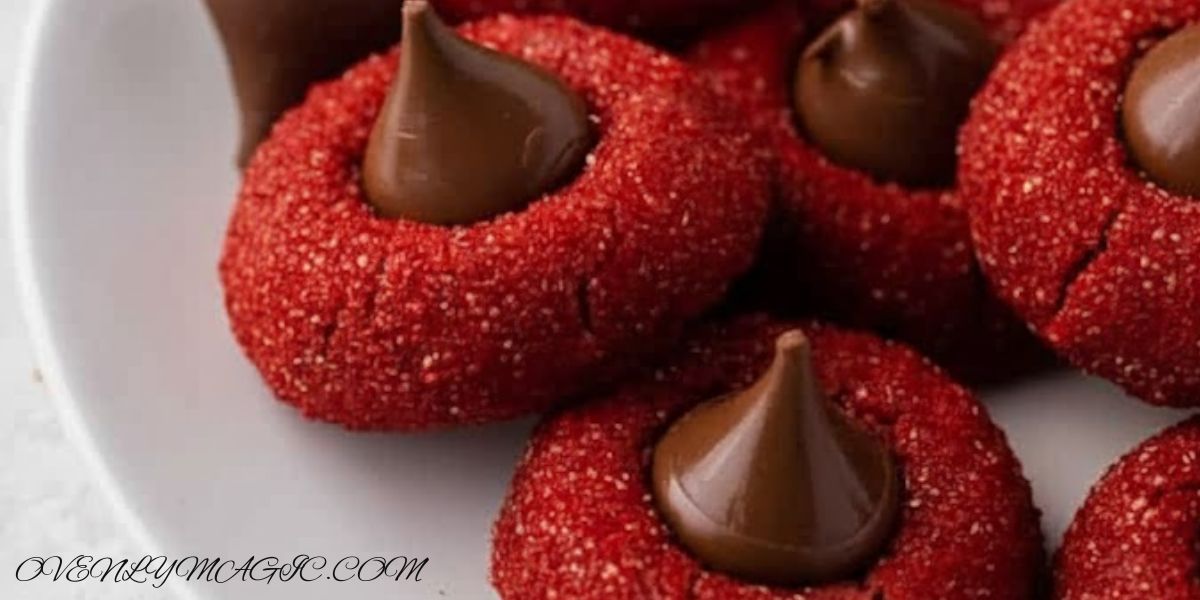 Hershey’s Red Velvet Blossoms Cookies (Soft, Chewy & Easy Recipe)