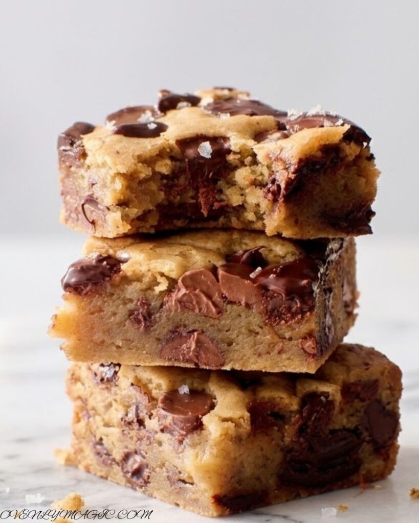 Brown Butter Triple Chocolate Blondies
