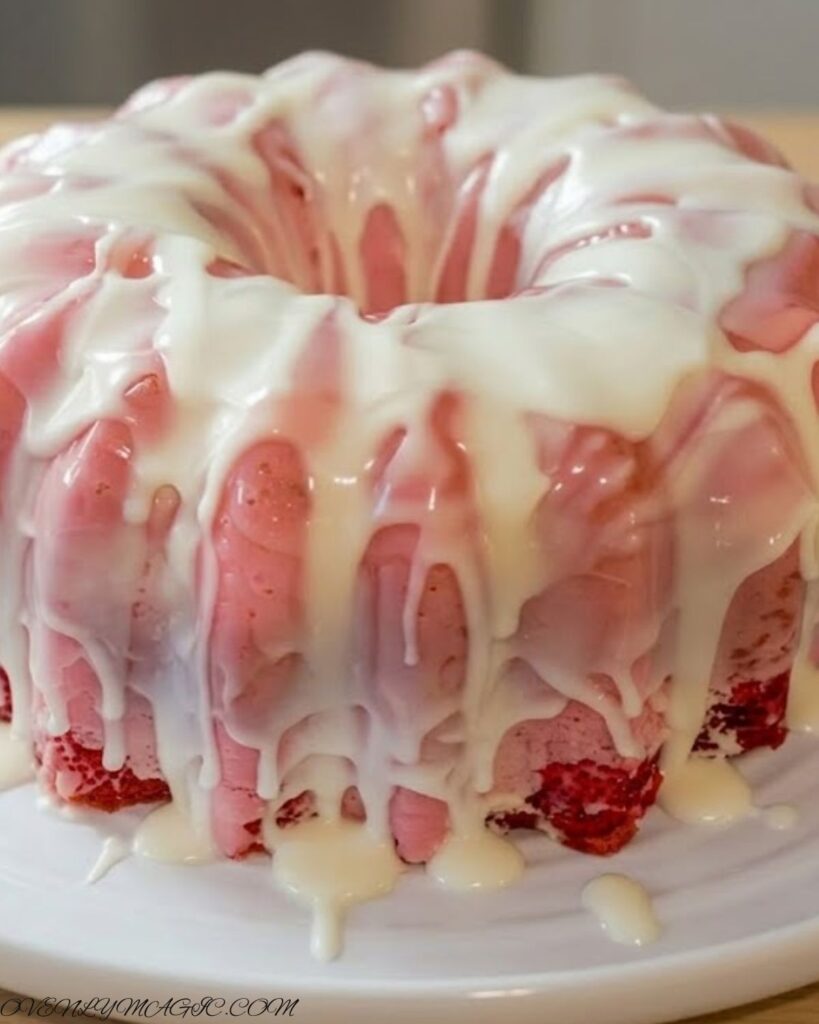 Strawberry Cream Cheese Pound Cake Recipe