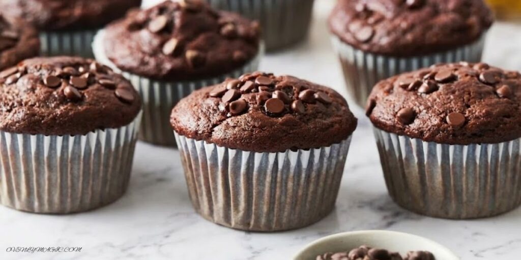 Double Chocolate Banana Muffins