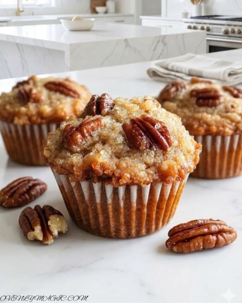 Pecan Pie Brown Sugar Muffins